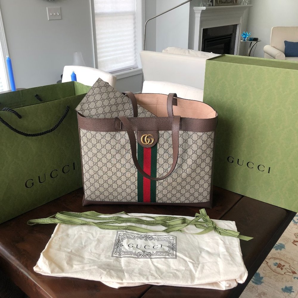 Gucci Ophidia soft GG Supreme Tote